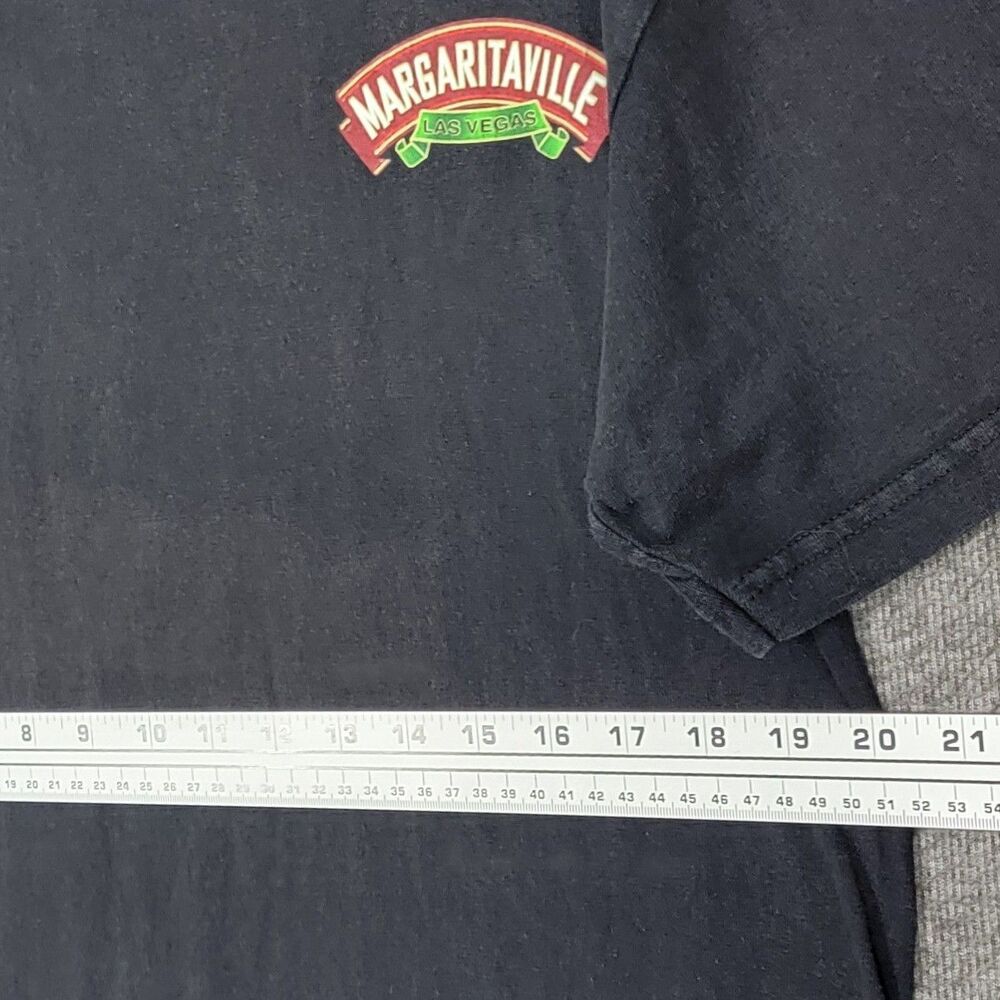 Vintage Jimmy Buffett Margaritaville T-Shirt Mens Large Black Imported Tequila - Picture 8 of 10